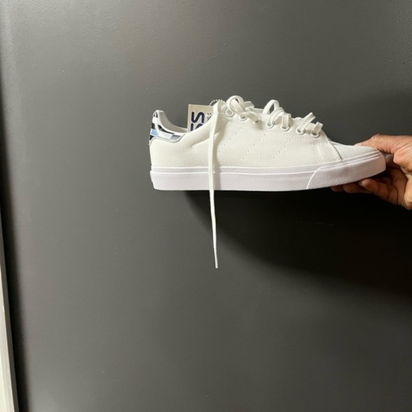 Adidas unisex stein smith prime green white shoe - Picture 12 of 14